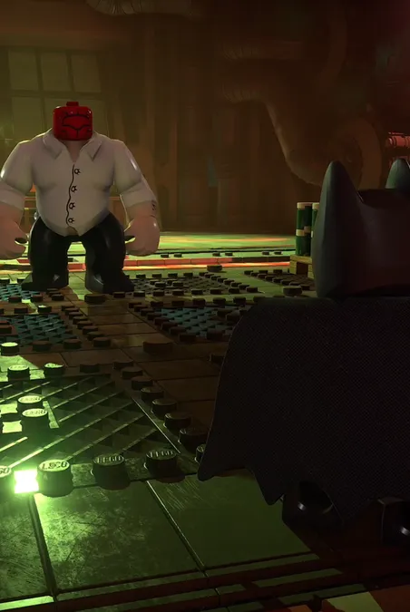 LEGO Batman combat